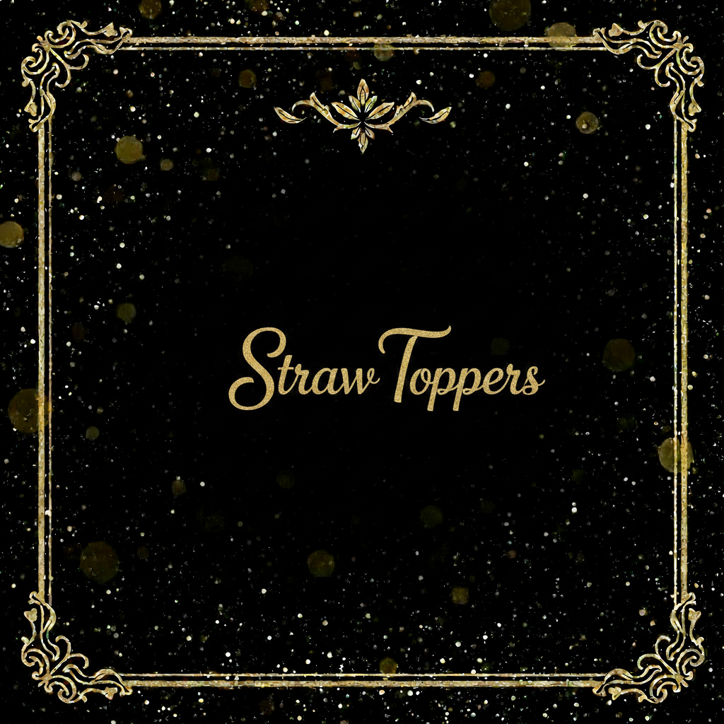 Straw toppers