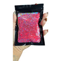 Neon pink bubble glitter
