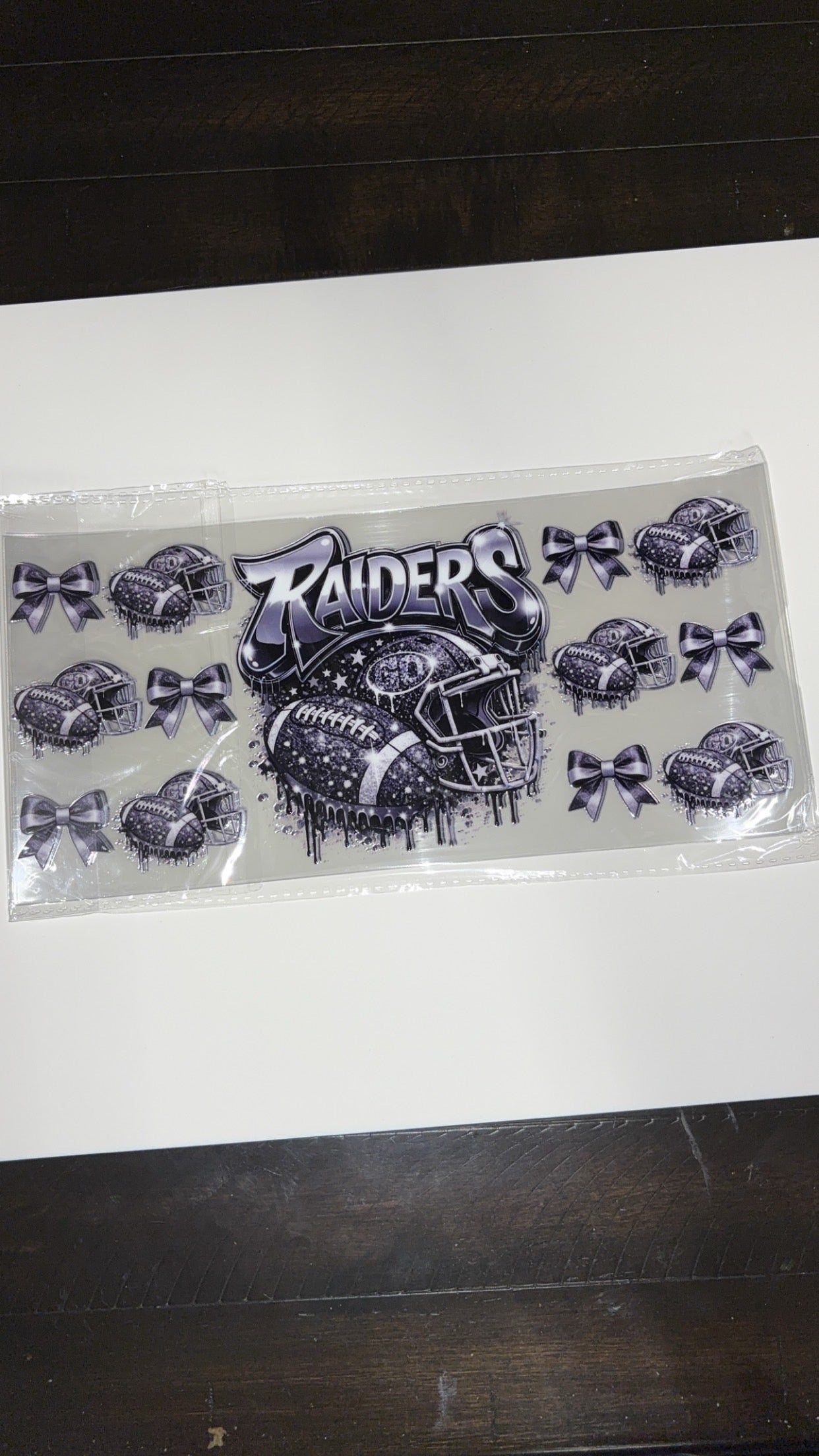New arrival raider glitter bows
