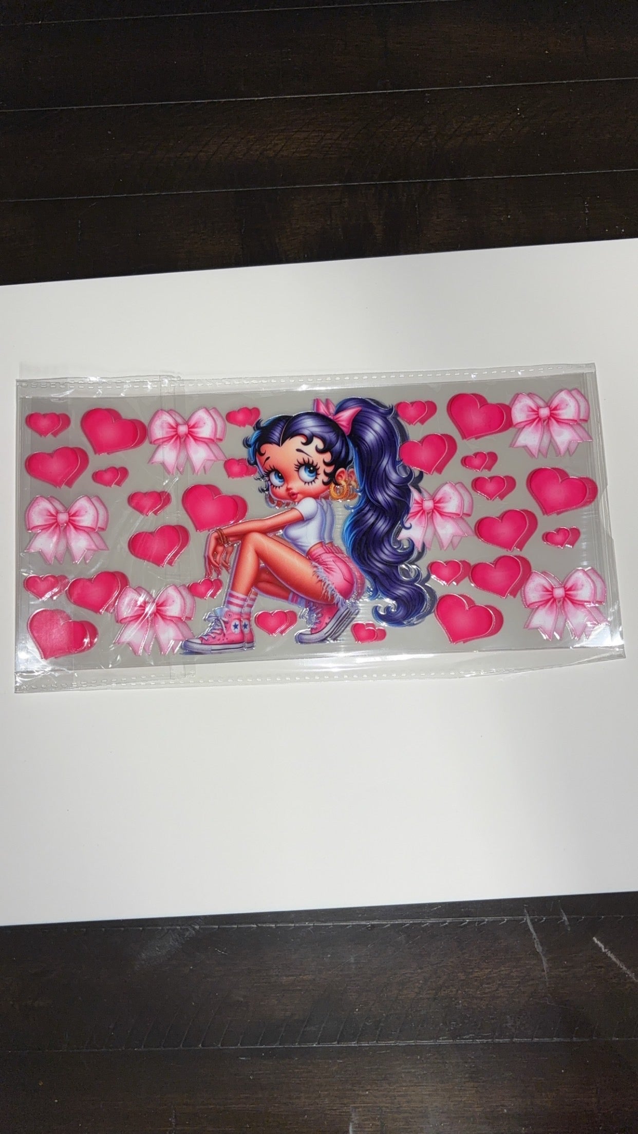 New arrival Betty bows