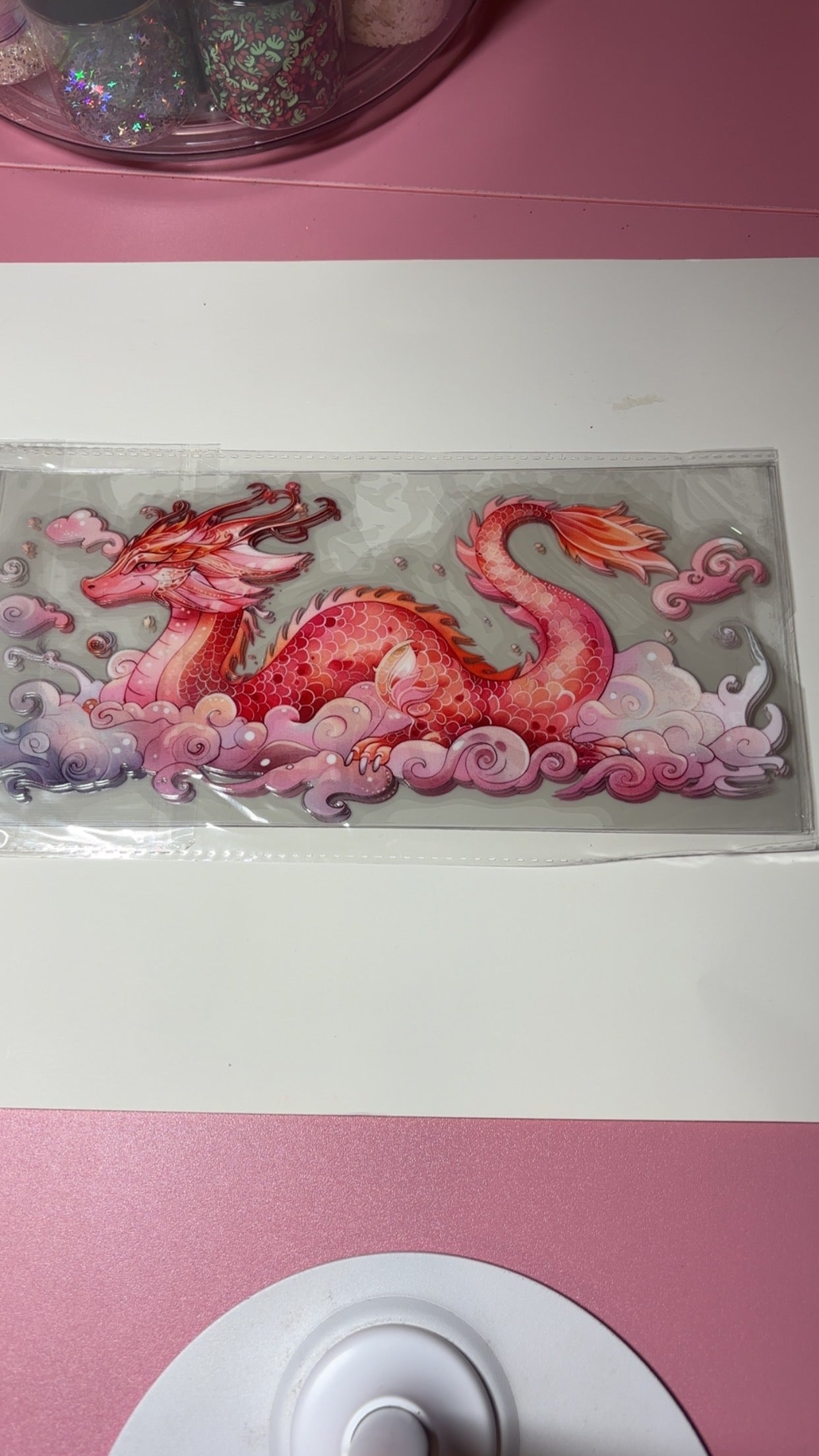 New arrival wrap dragon pink