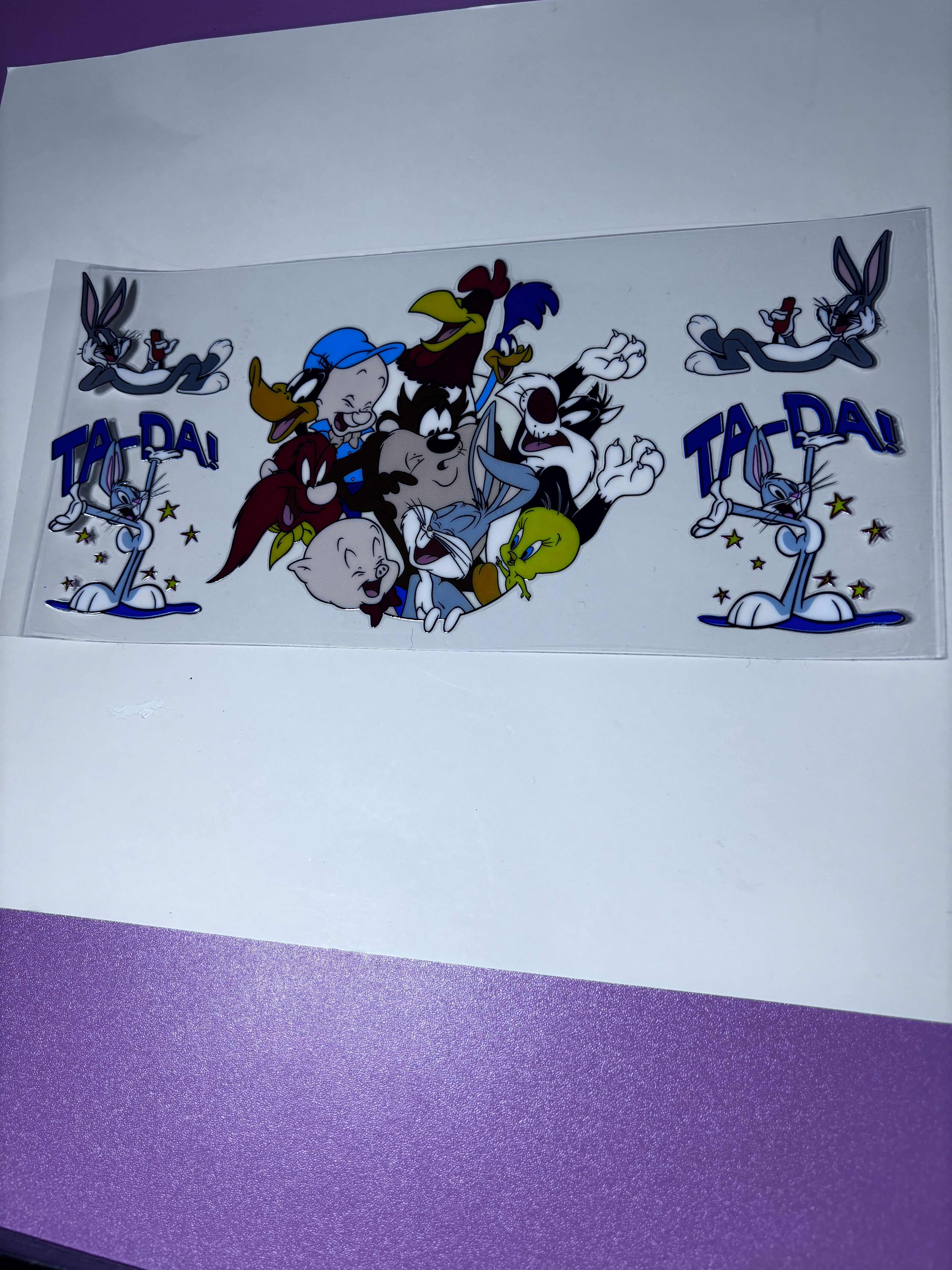 UV DTF Cup wraps bunny