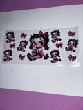 UV DTF cup wraps Betty