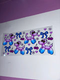 UV DTF cup wraps balloon dog