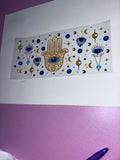 UV DTF cup wraps evil eye