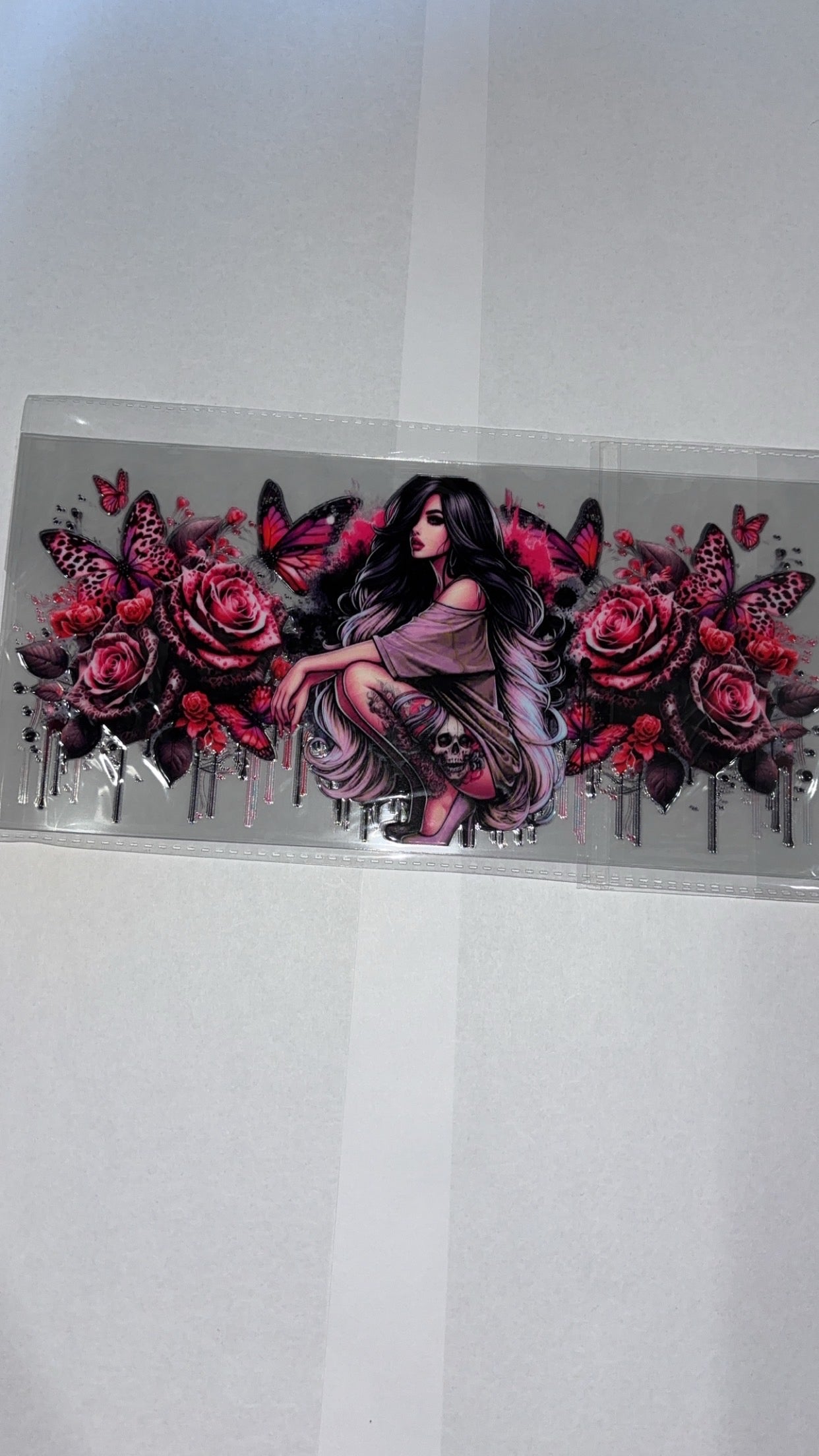 New arrival hot pink tattoo girl