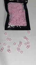 Pink cookie cut glow stars