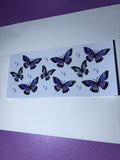 UV DTF 6 piece cup wraps butterfly