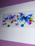 UV DTF cup wrap butterfly