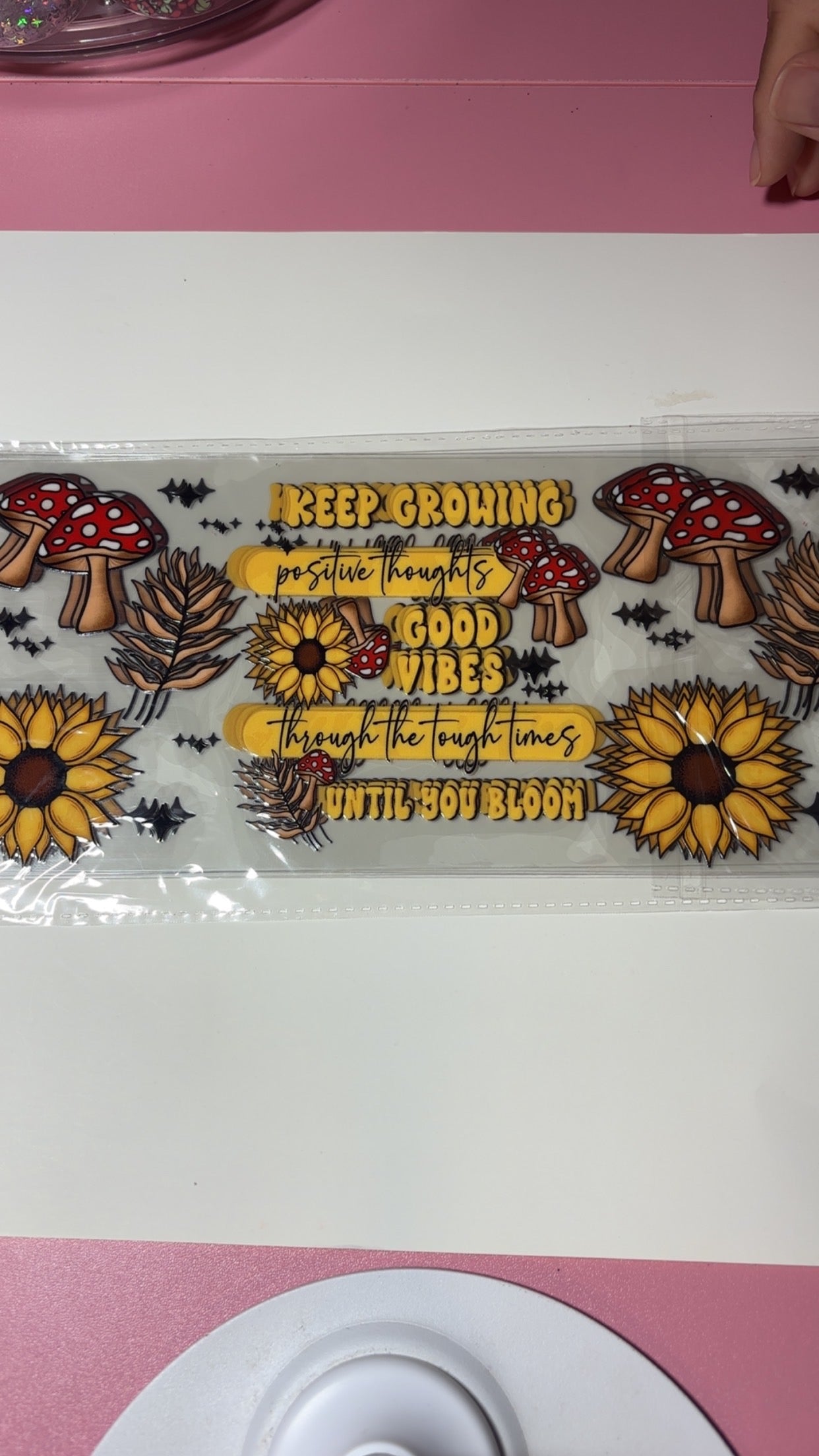New arrivals wrap mushroom sunflower