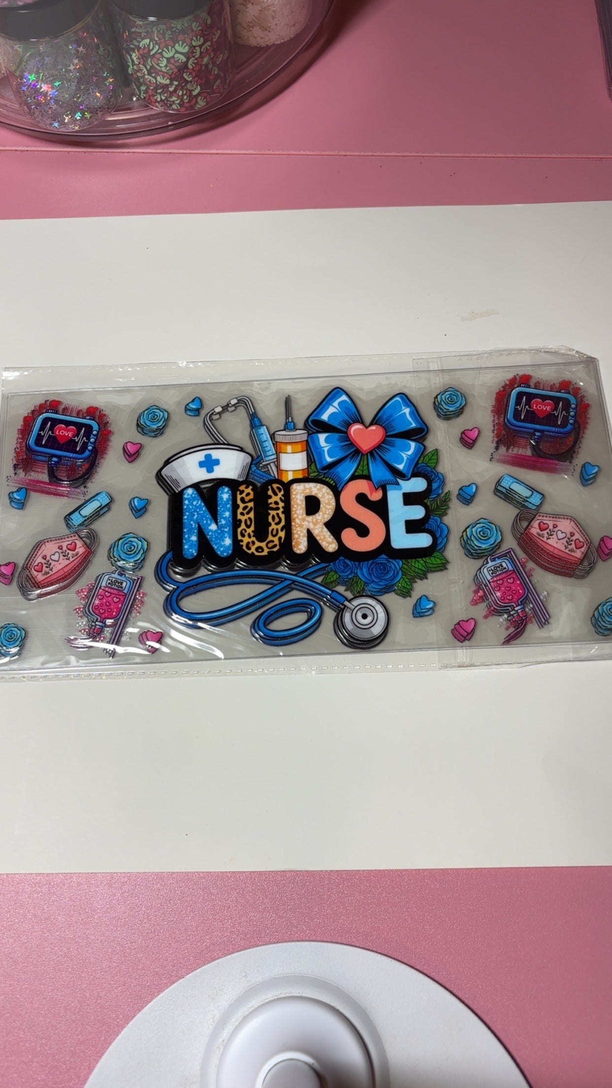 New arrival wrap blue nurse