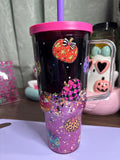 Premade cup cute pumpkins