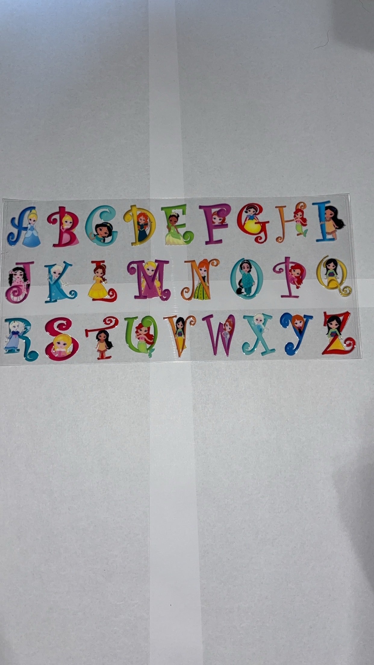 New arrival alphabet princess