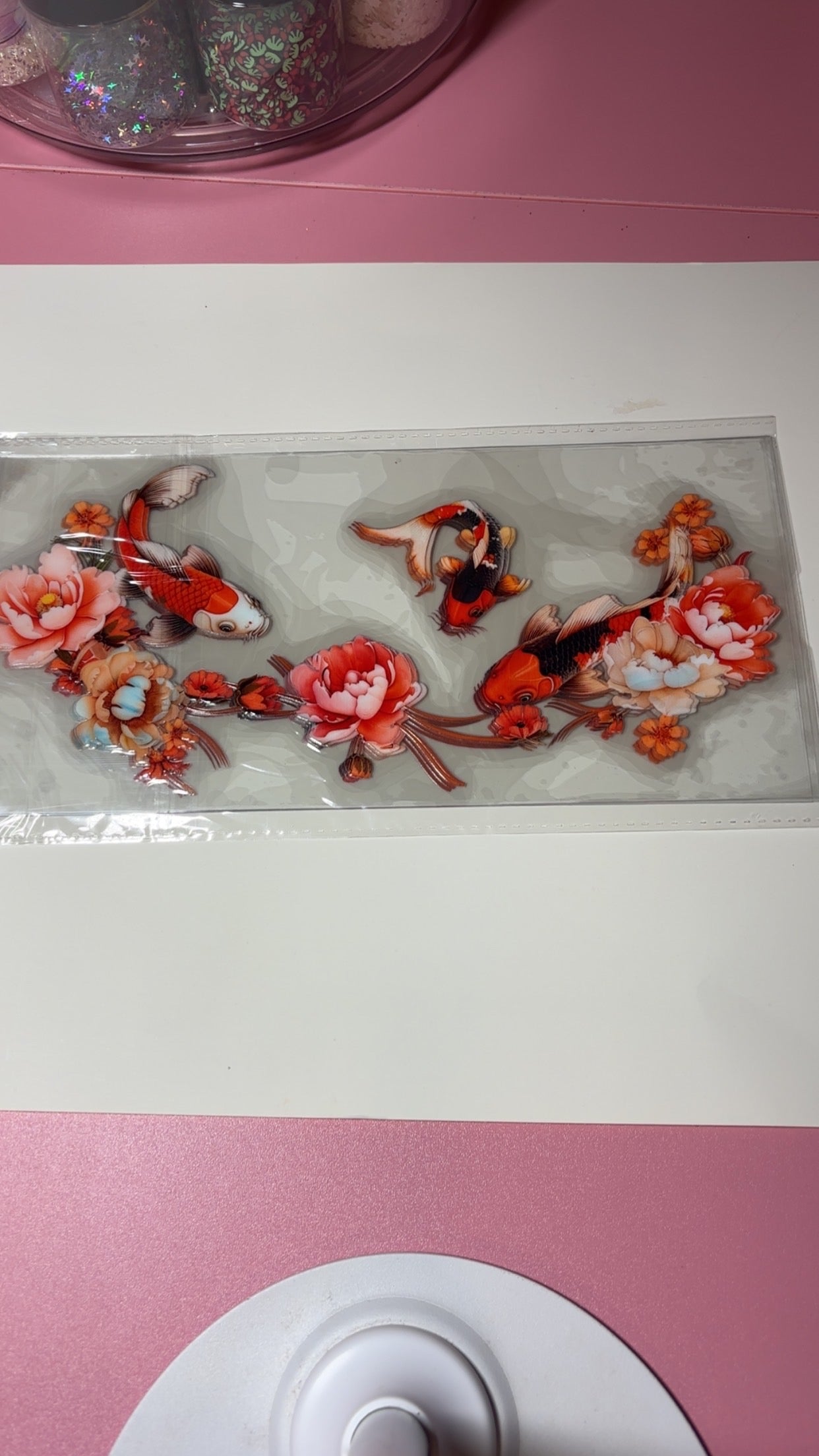 New arrival wrap koi fish
