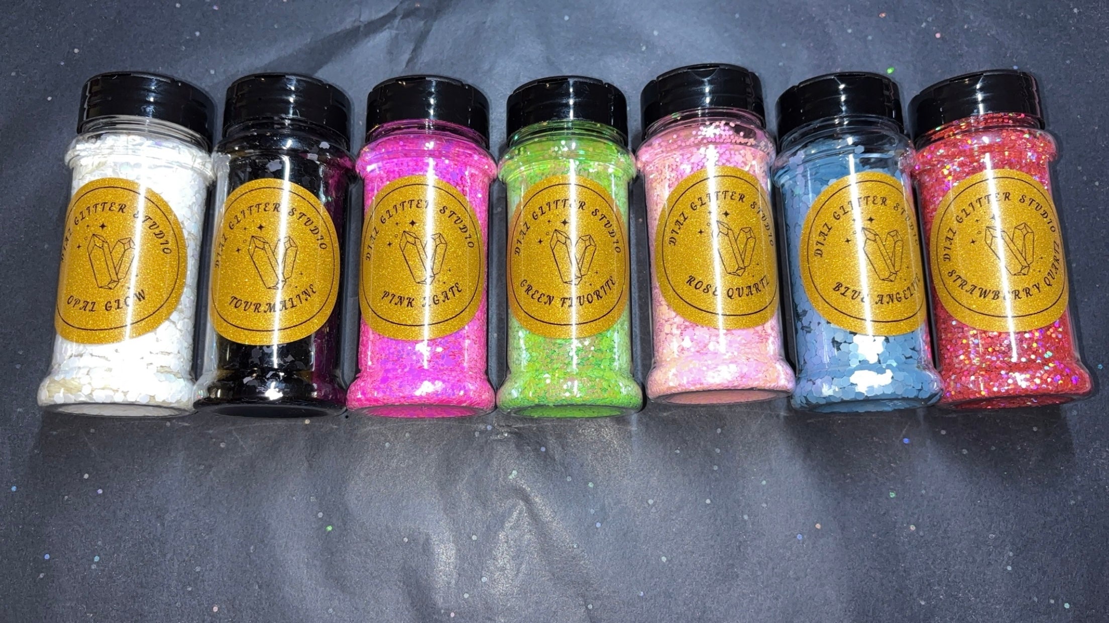7 piece glitter bundle crystal collection