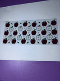 UV DTF Cup wrap apples