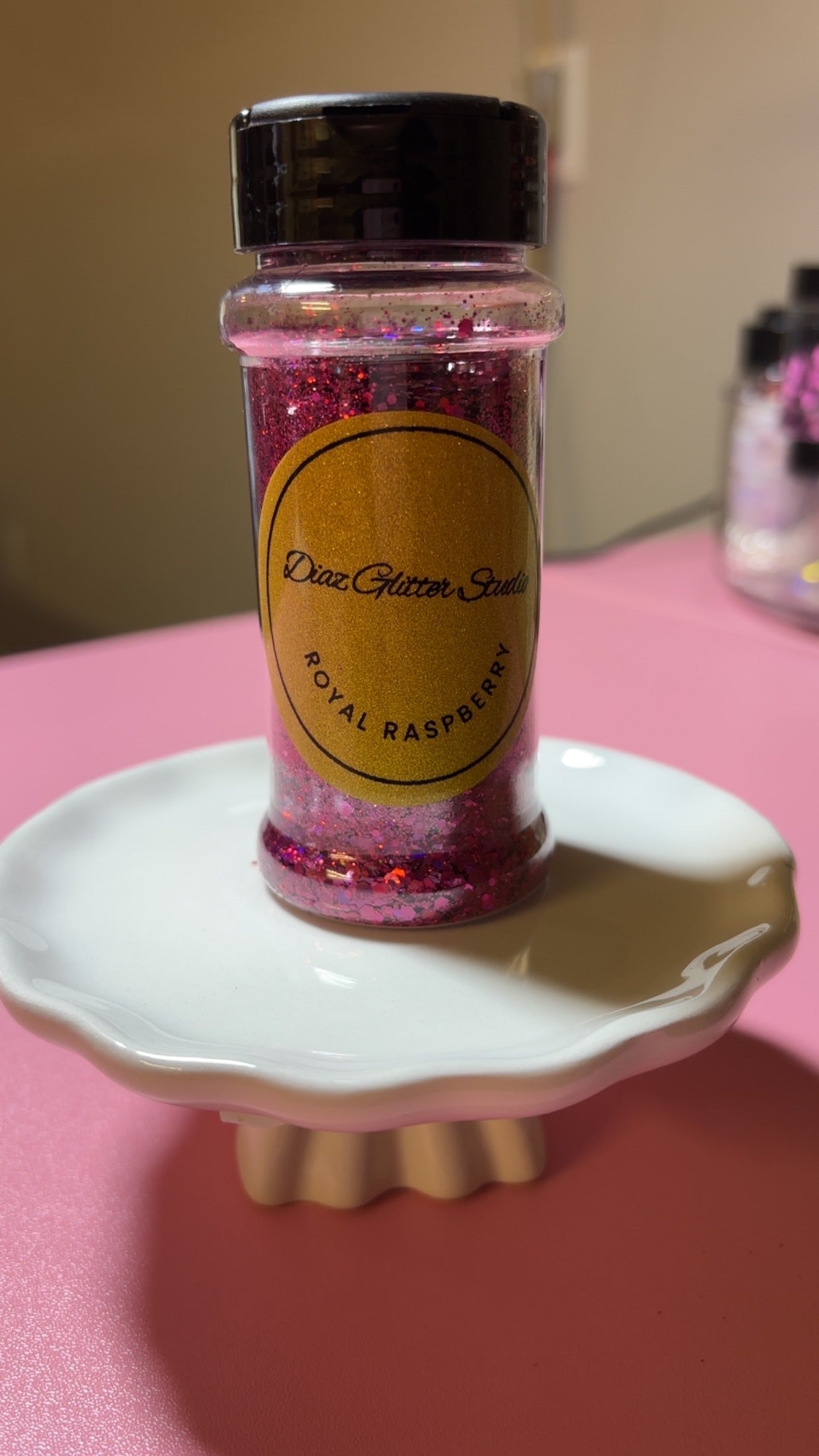 Royal Raspberry glitter