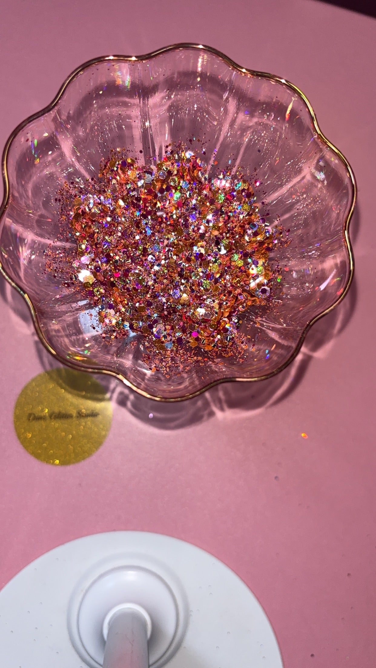 Sunset sorbet glitter