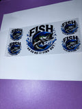 UV DTF cup wraps fishing