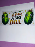 UV DTF cup wraps pickle