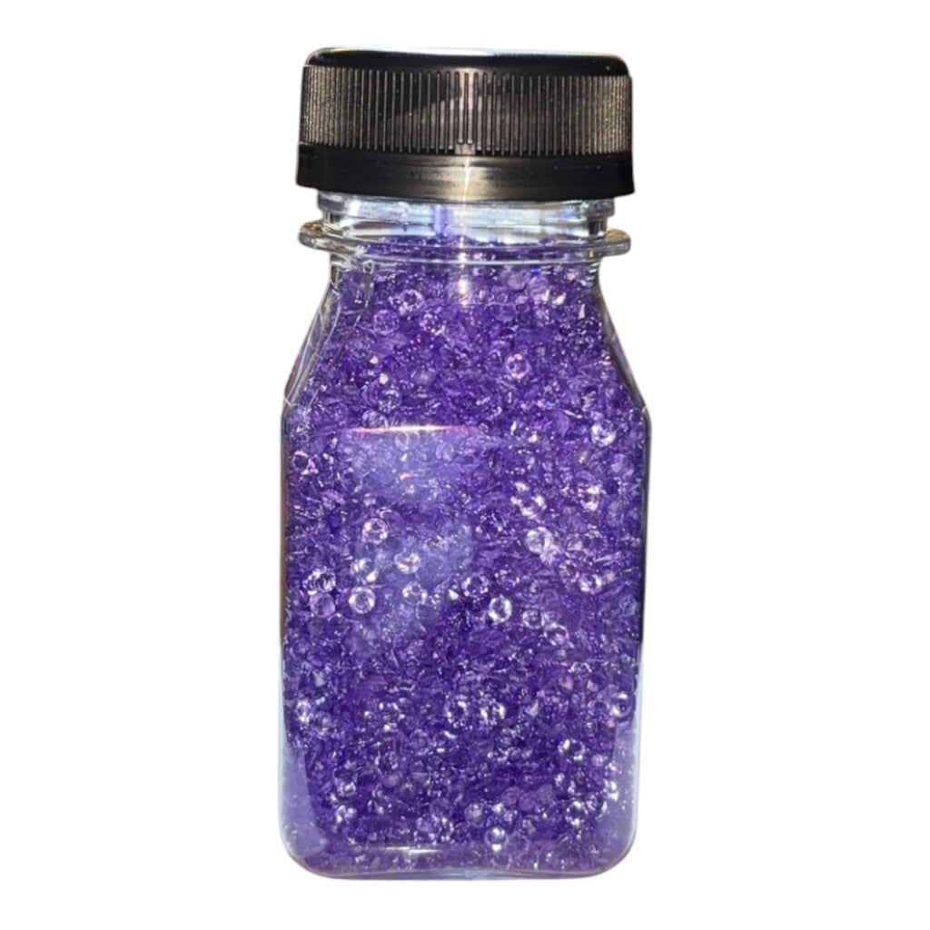 Rhinestones dark purple