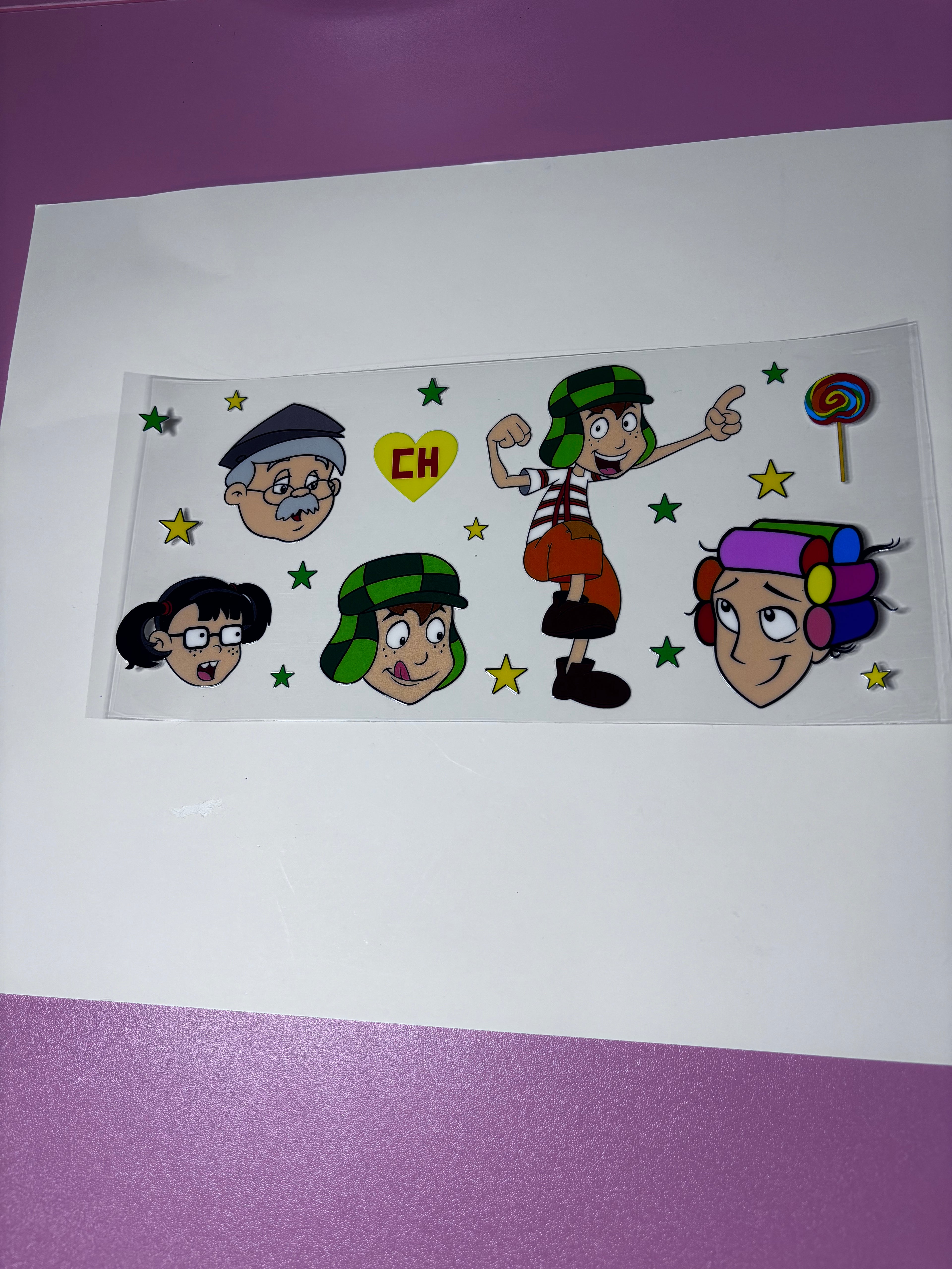 UV DTF Cup wraps Chavo