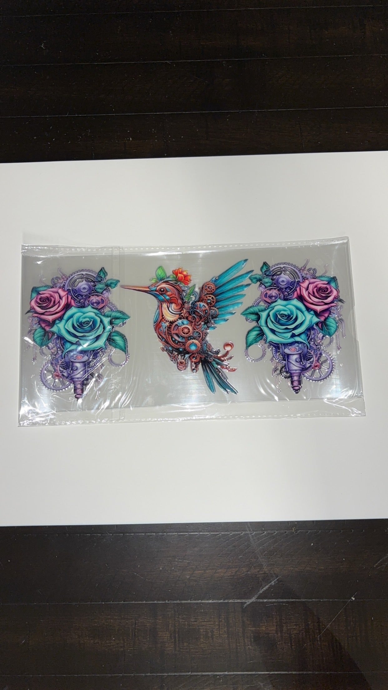 new arrival roses and hummingbird