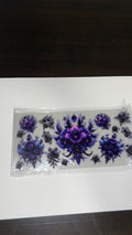 new arrival dark purple emo rose