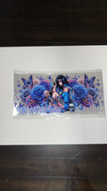 New arrival tattoo girl cheetah blue