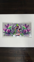 new arrival tattoo girl purple & green mental health