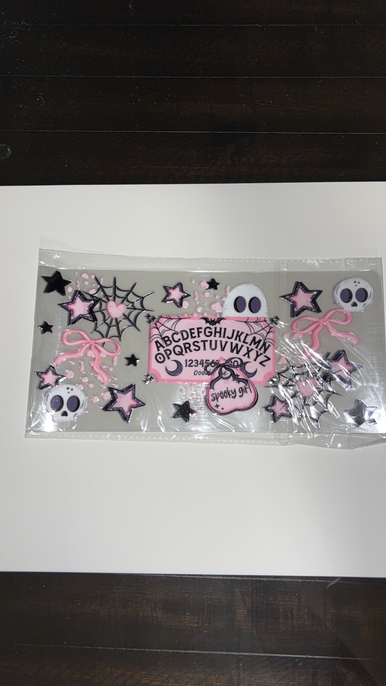 new arrival pink & black stars ouija board