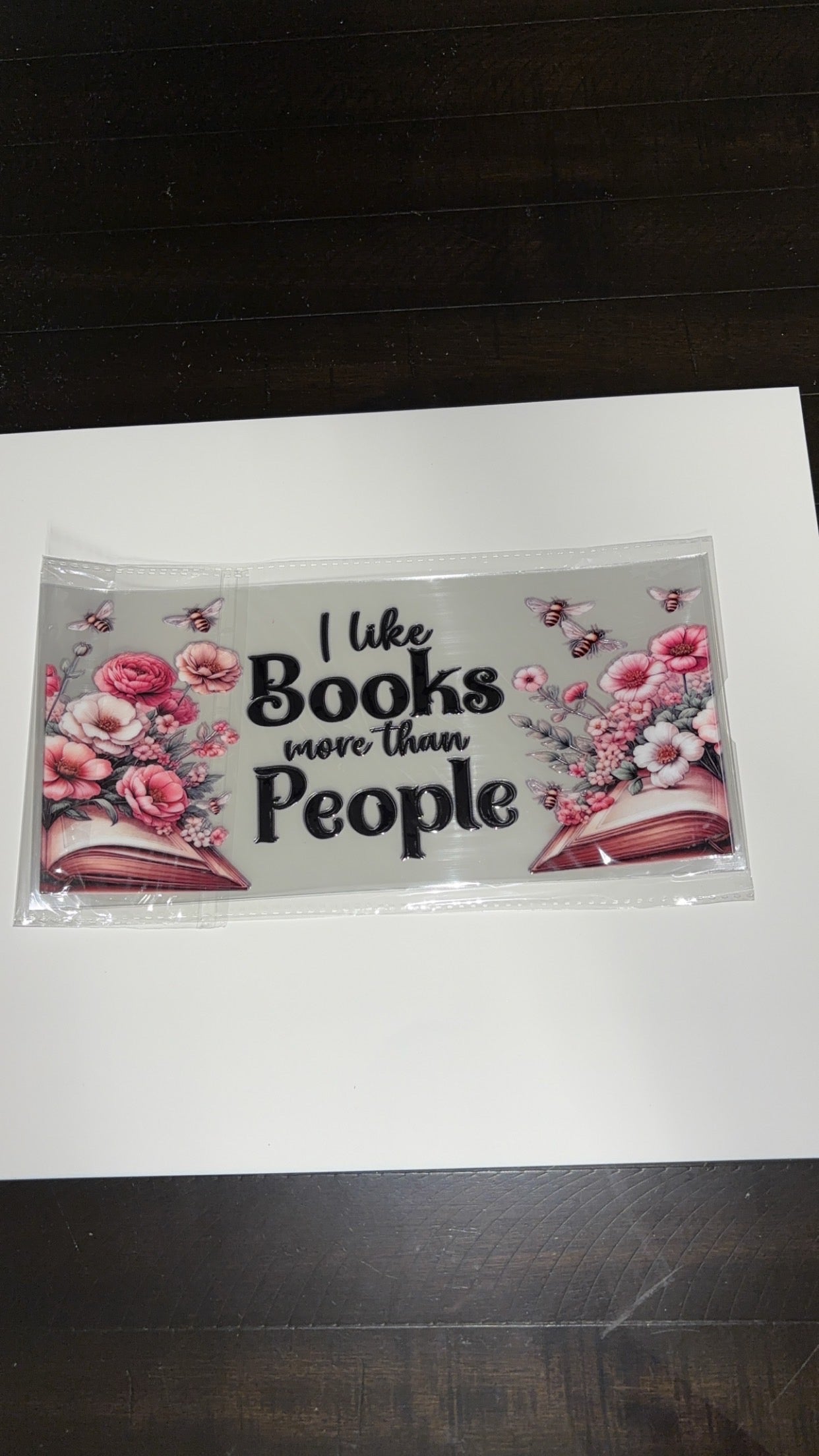 new arrival I like book more than people