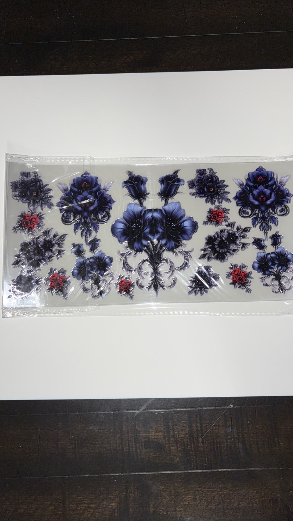 new arrival dark blue emo rose