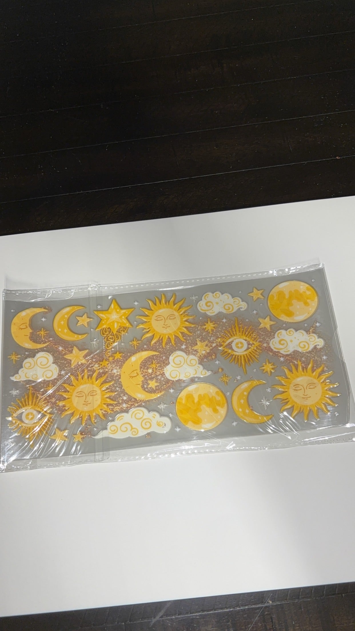 new arrival yellow moon star cloud