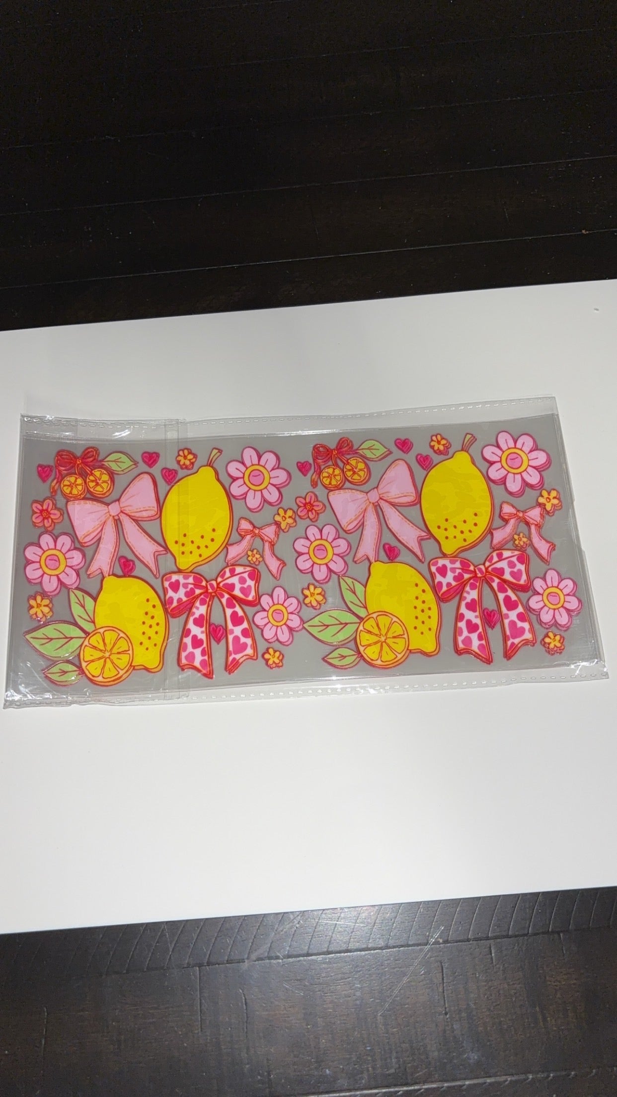 New arrival lemon pink bow