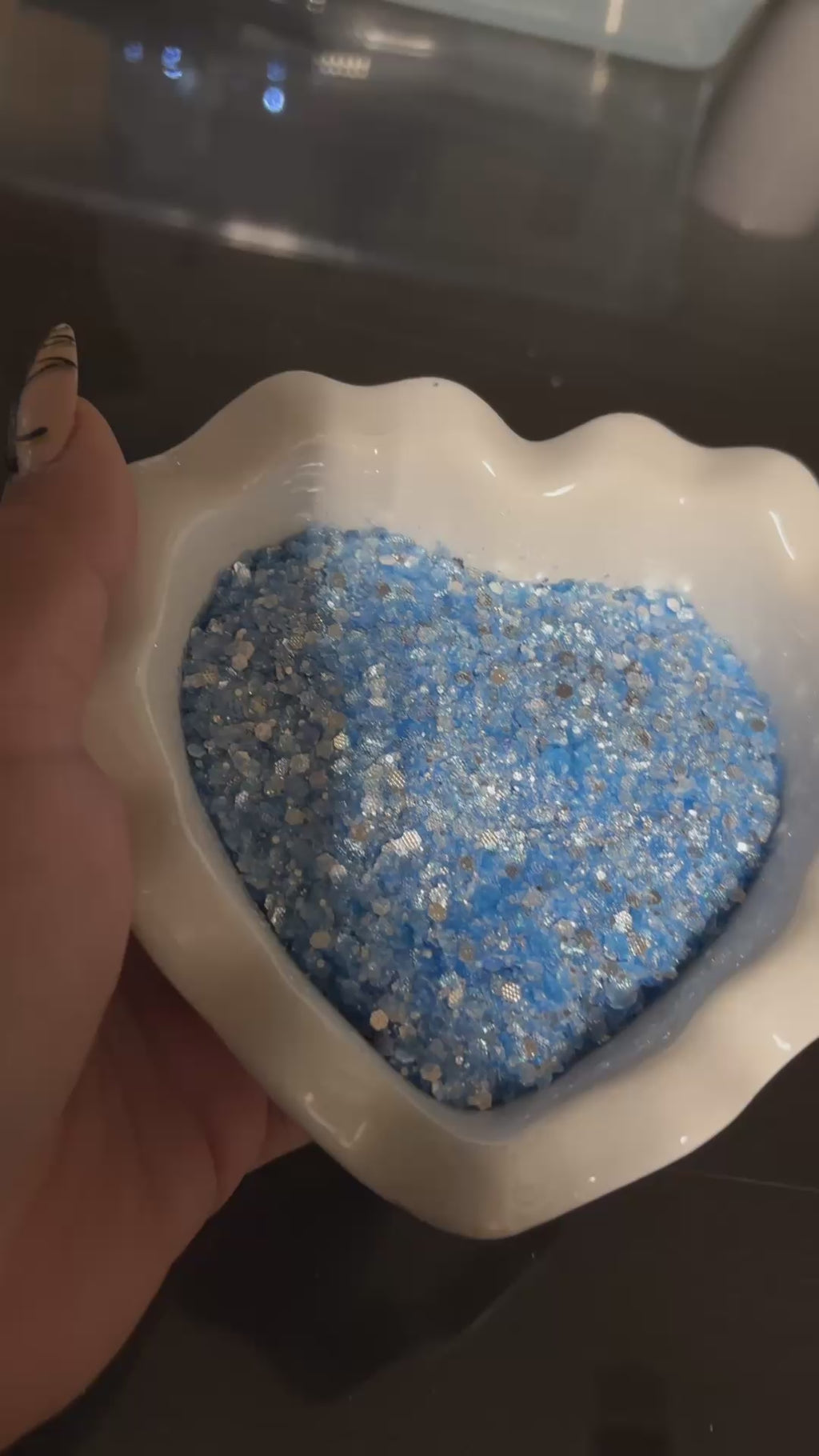 Blue blizzard